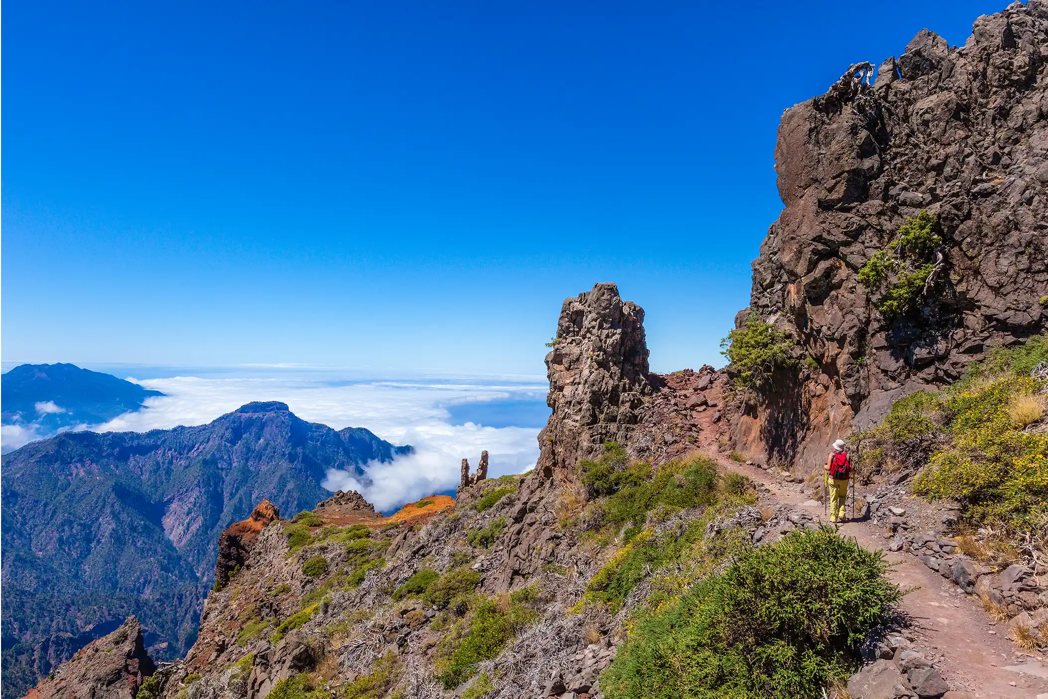Hiking in La Palma.