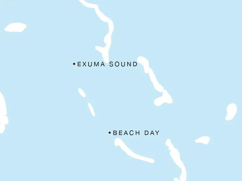 Bahamas region map