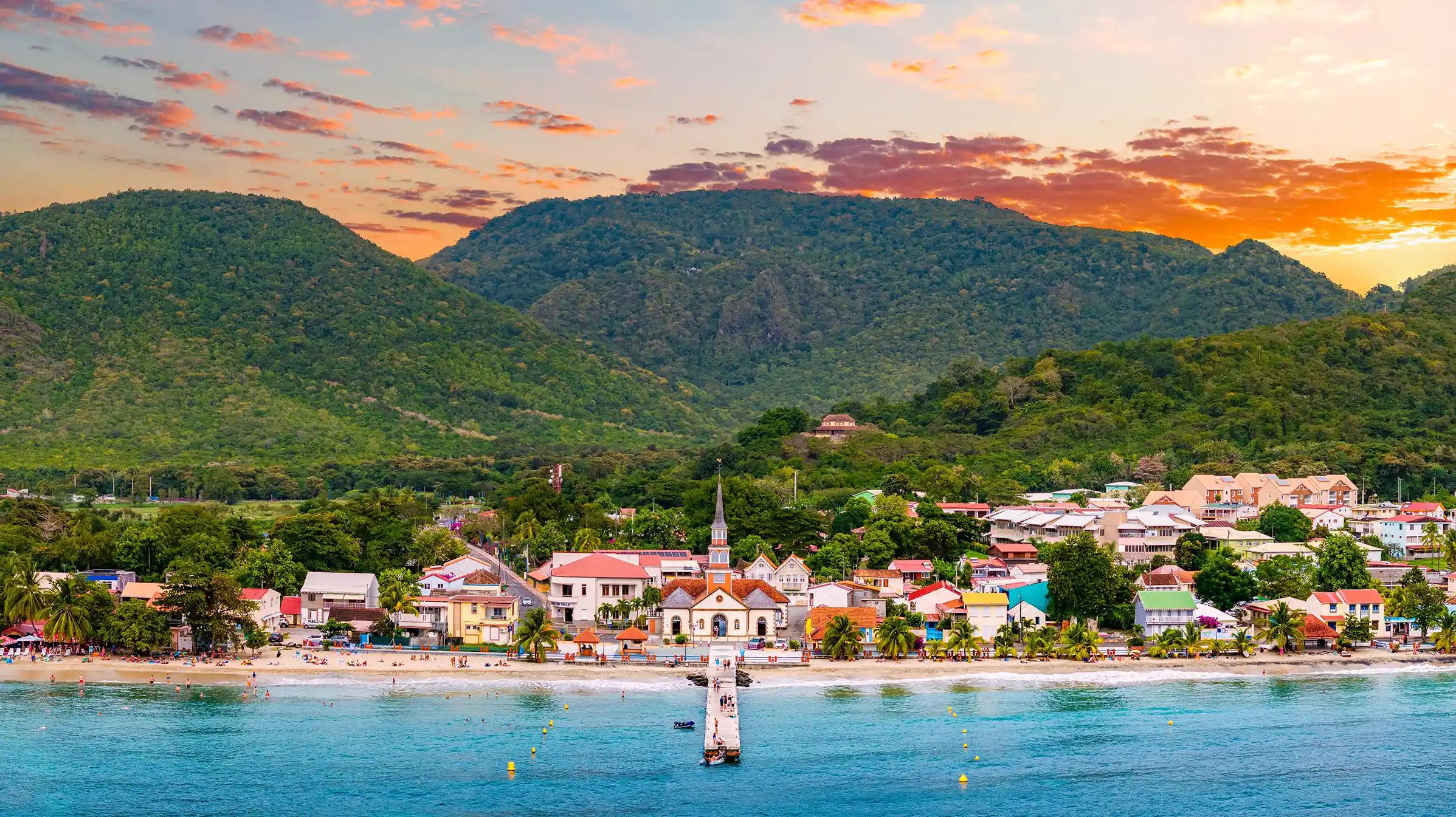 Aerial view of St Barths