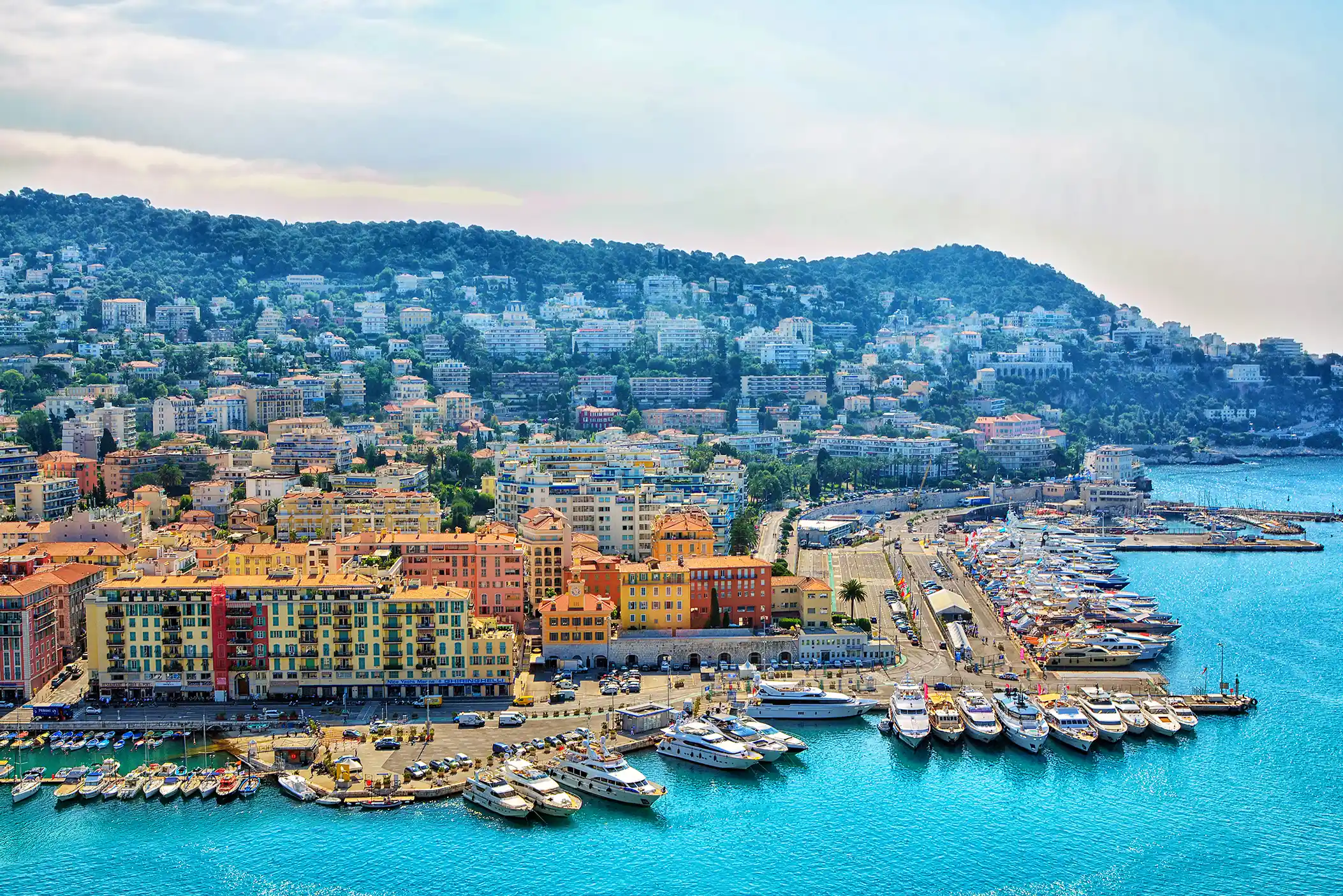 Aerial view of Nice, France