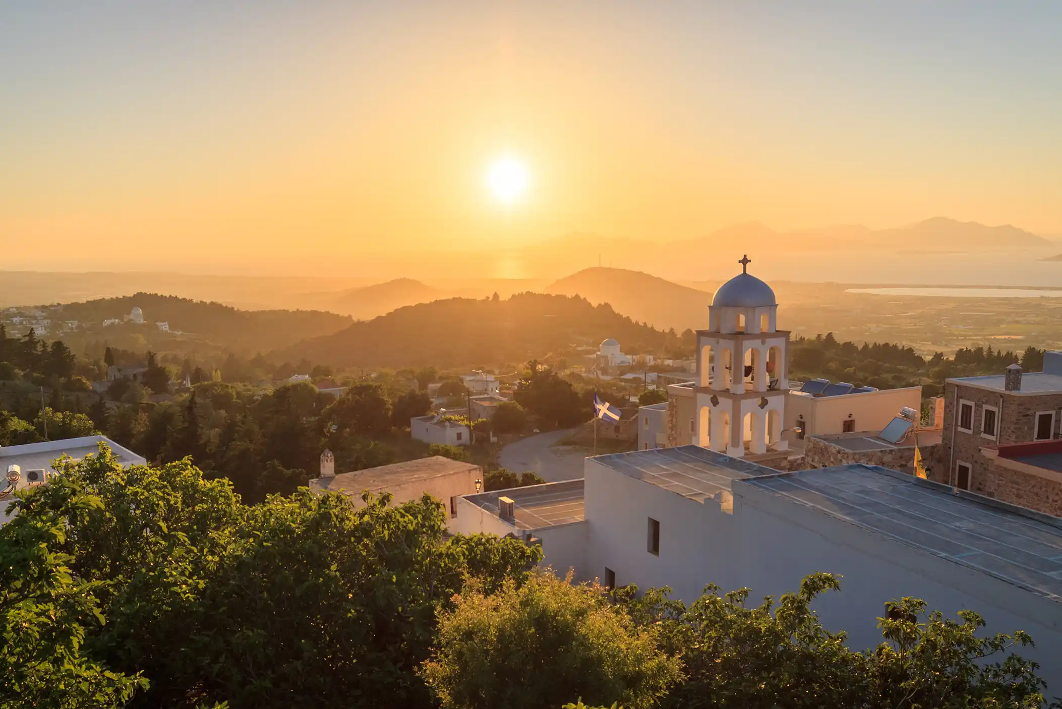 Sunset over Kos, Nisos Kos Greece